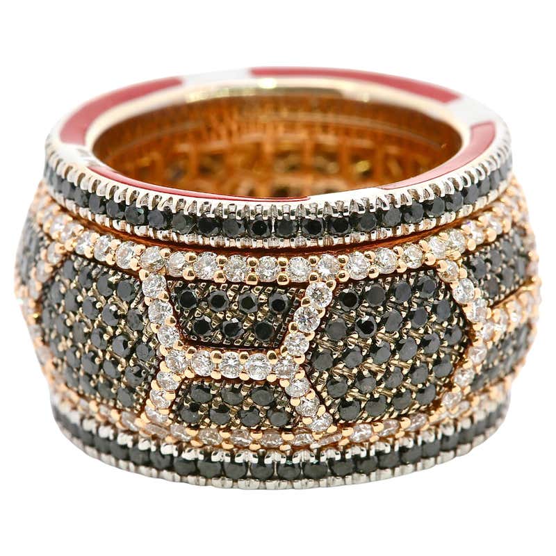 Exceptional Italian made diamond Ring For Sale at 1stDibs