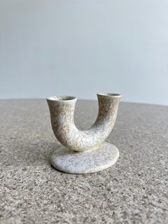 Italian Hand-Crafted Ceramic Candle Holders, Mid-Century Modern, 1970s