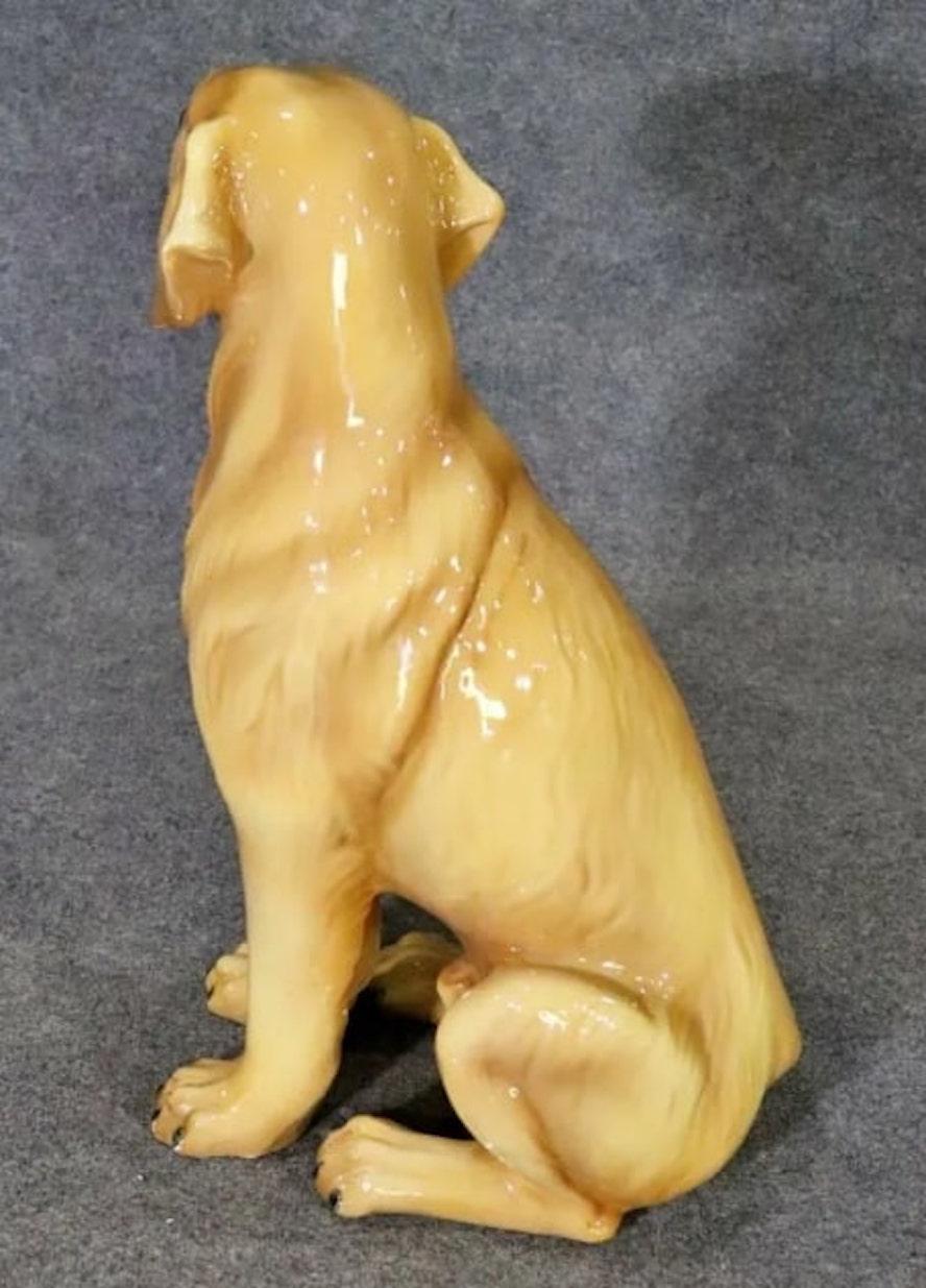 20th Century Italian Made Ceramic Dog For Sale