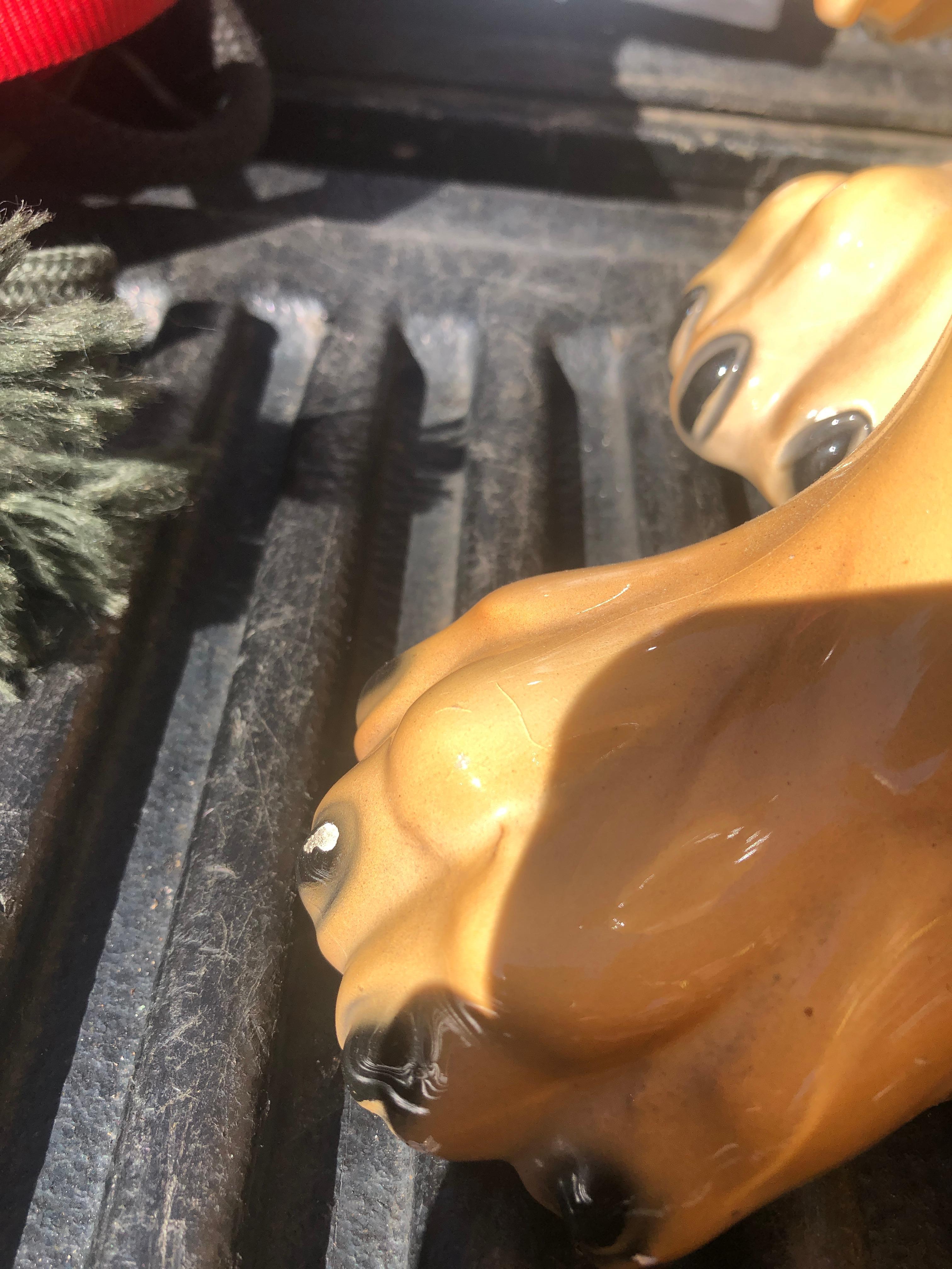 Italian Made Ceramic Dog For Sale 5