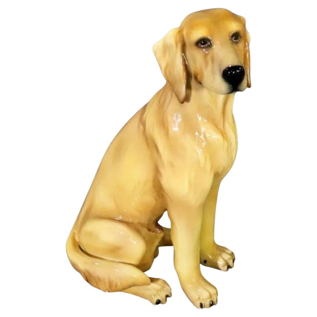 Italian Made Ceramic Dog For Sale
