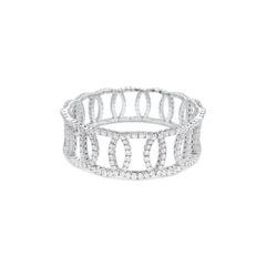 Pulsera elástica con diamantes naturales, fabricada en Italia