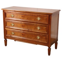 Italian-Made Sold Cherry Louis XVI Dresser Commode for Bloomindales, Circa 1960