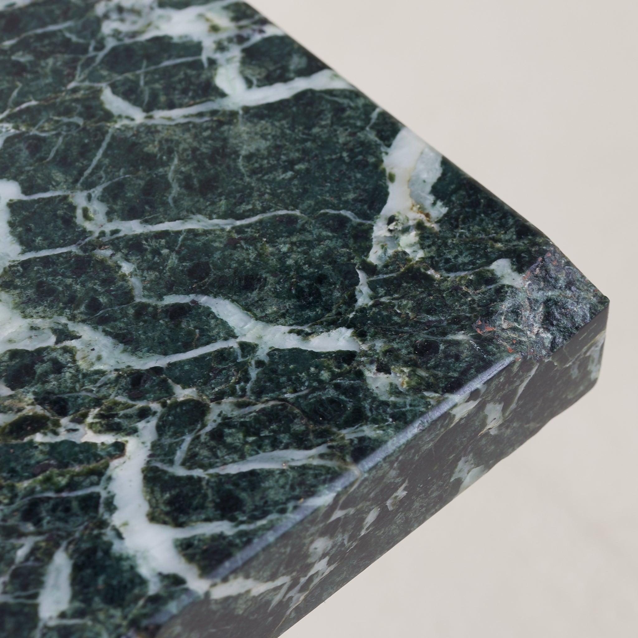 Italian Made Table with Verde Green Marble, 1970s For Sale 2