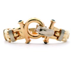 Italian Made Yellow Gold Link BraceletItalian Made Yellow Gold Link Bracelet