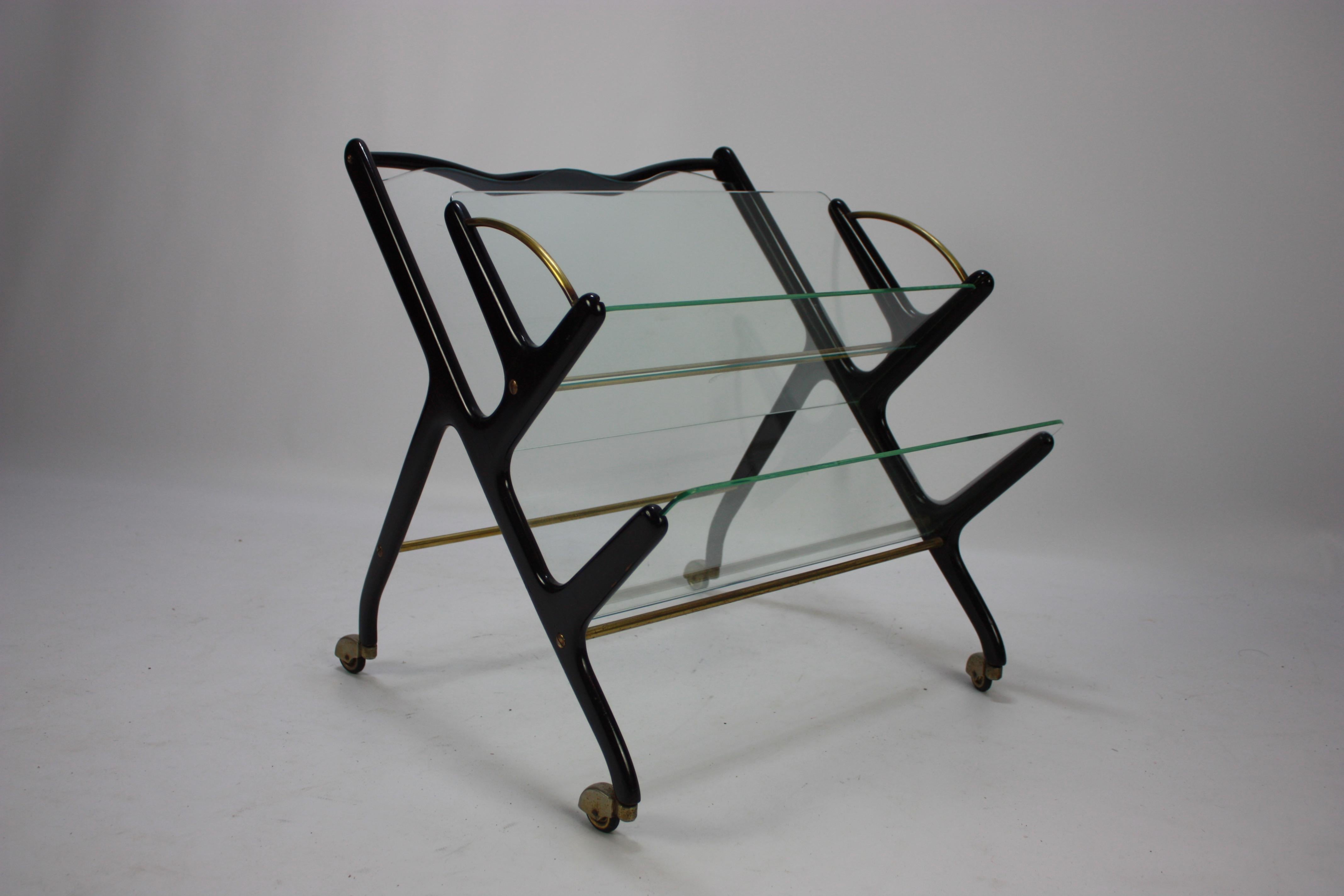 Italian Magazine Rack by Ico Parisi, 1950s For Sale 7