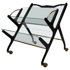 Vintage Italian Magazine Rack by Ico Parisi, 1950s