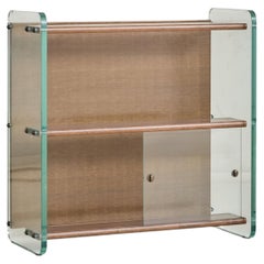 Italian Mahogany Bookcase by Vittorio Parigi & Nani Prina for Rimadesio, 1960s