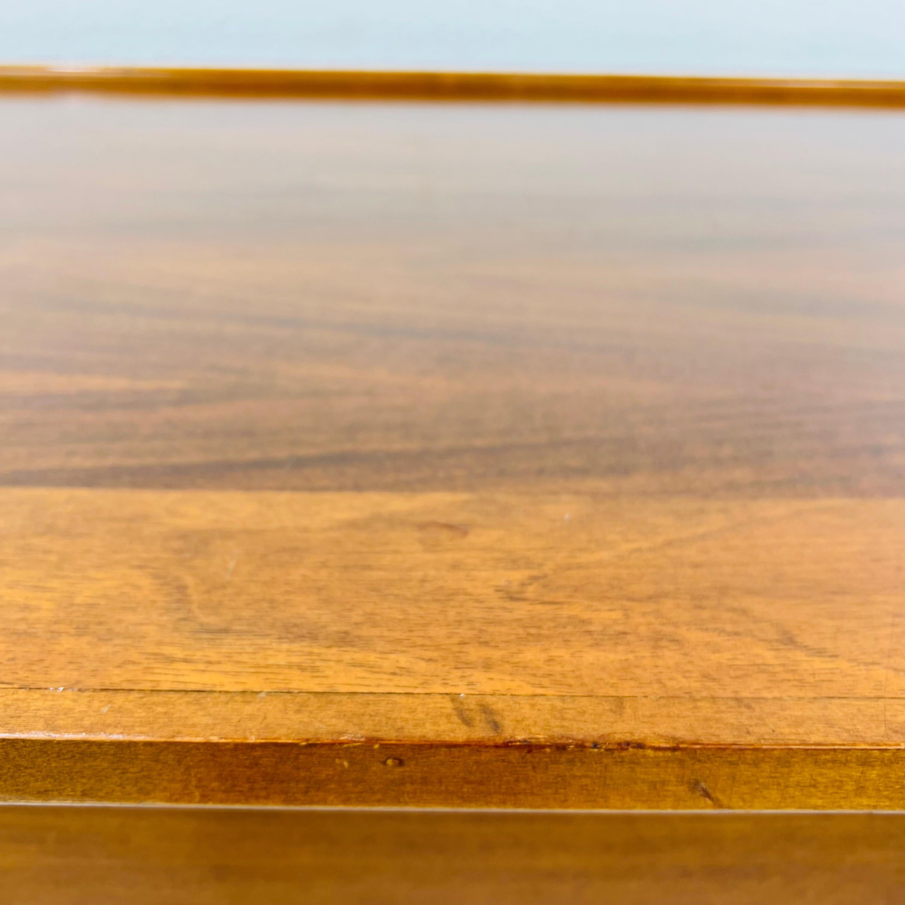 Italian Mahogany Inlaid Flip Top Game Table 2