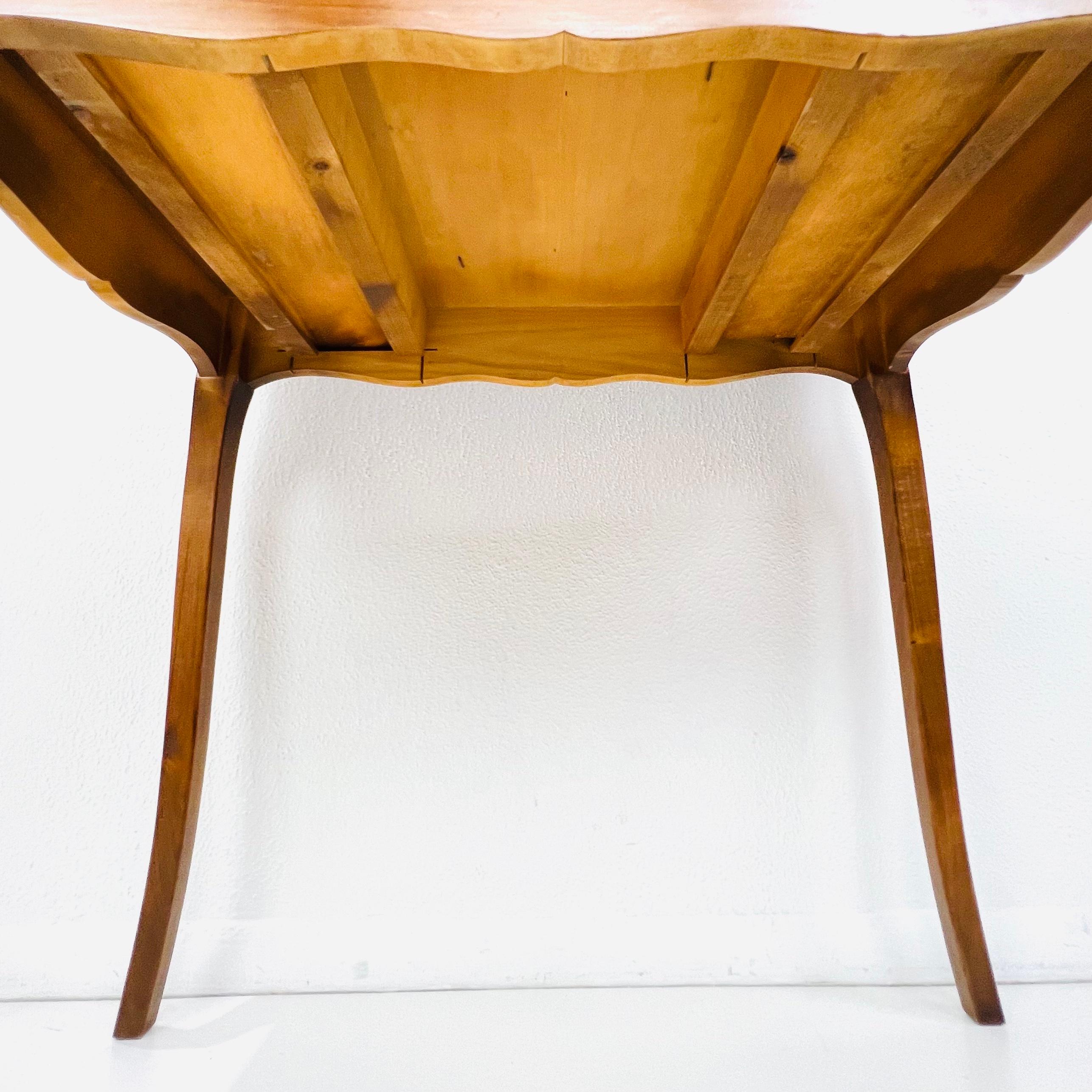 Italian Mahogany Inlaid Flip Top Game Table 3