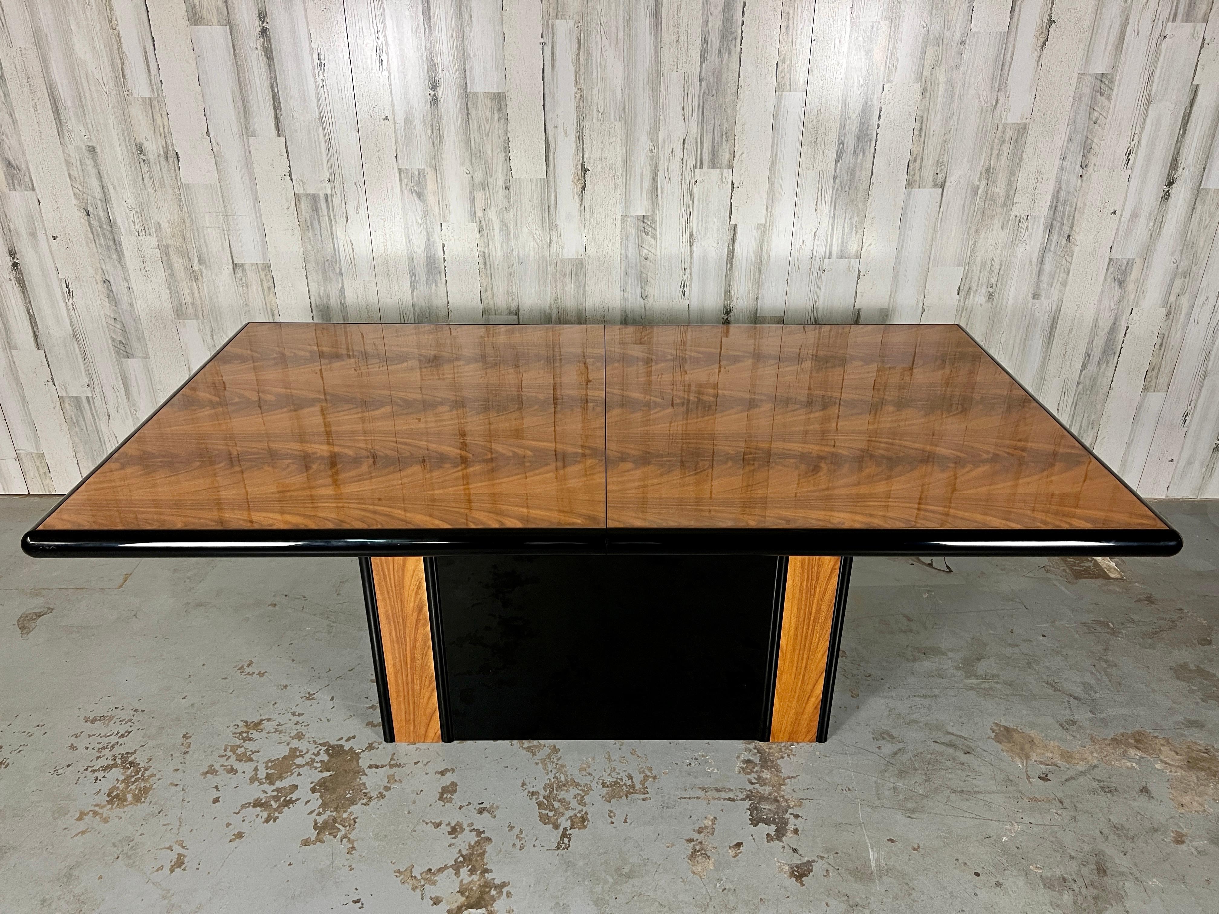 italian lacquer dining table