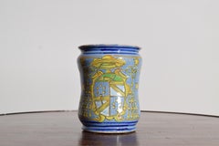 Italian Maiolica Haraldic Pharmacy Jar