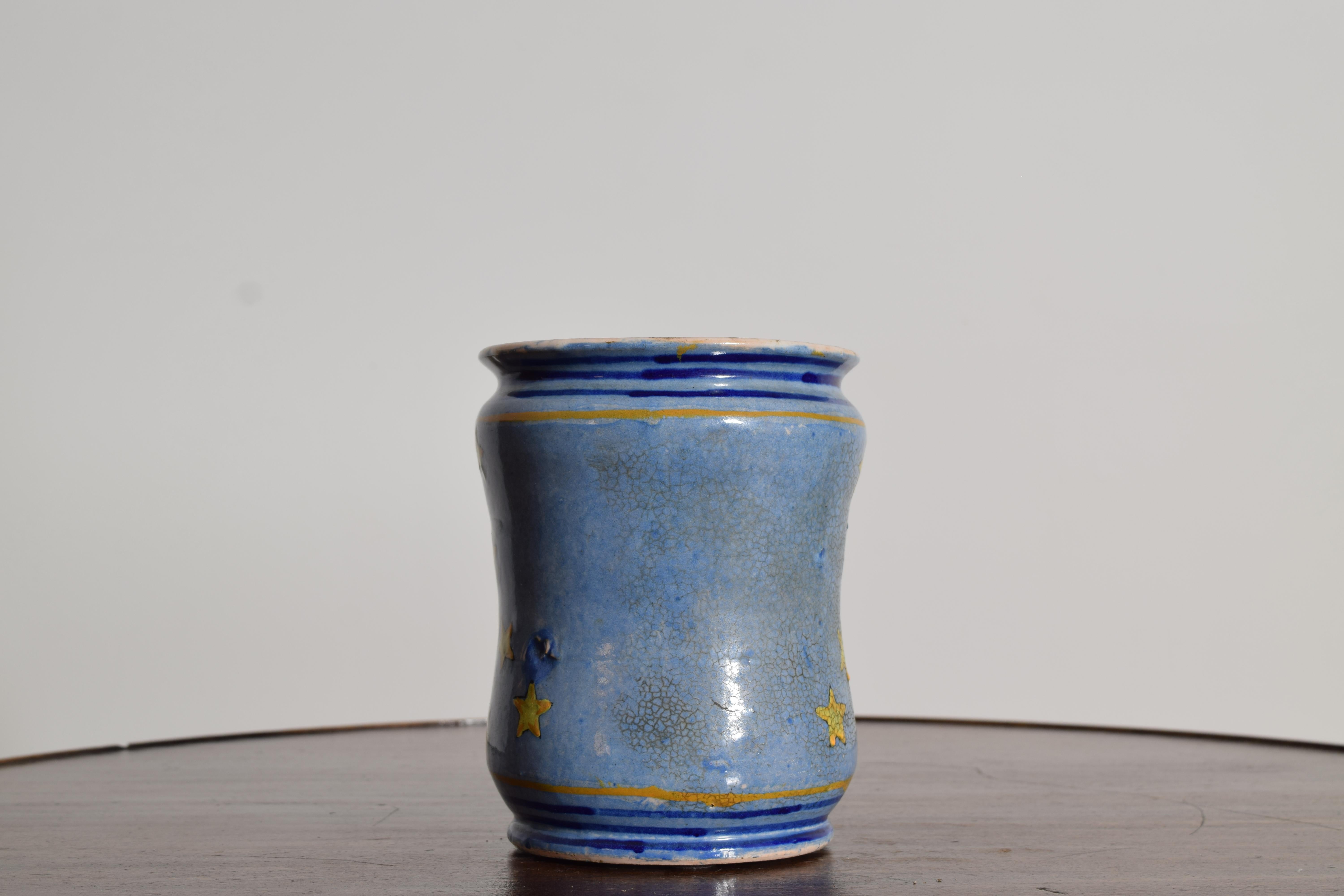 Italienischer Maiolica-Apothekenkrug (Glasiert) im Angebot