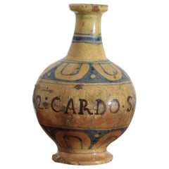 Italian Maiolica Pharmacy Bottle