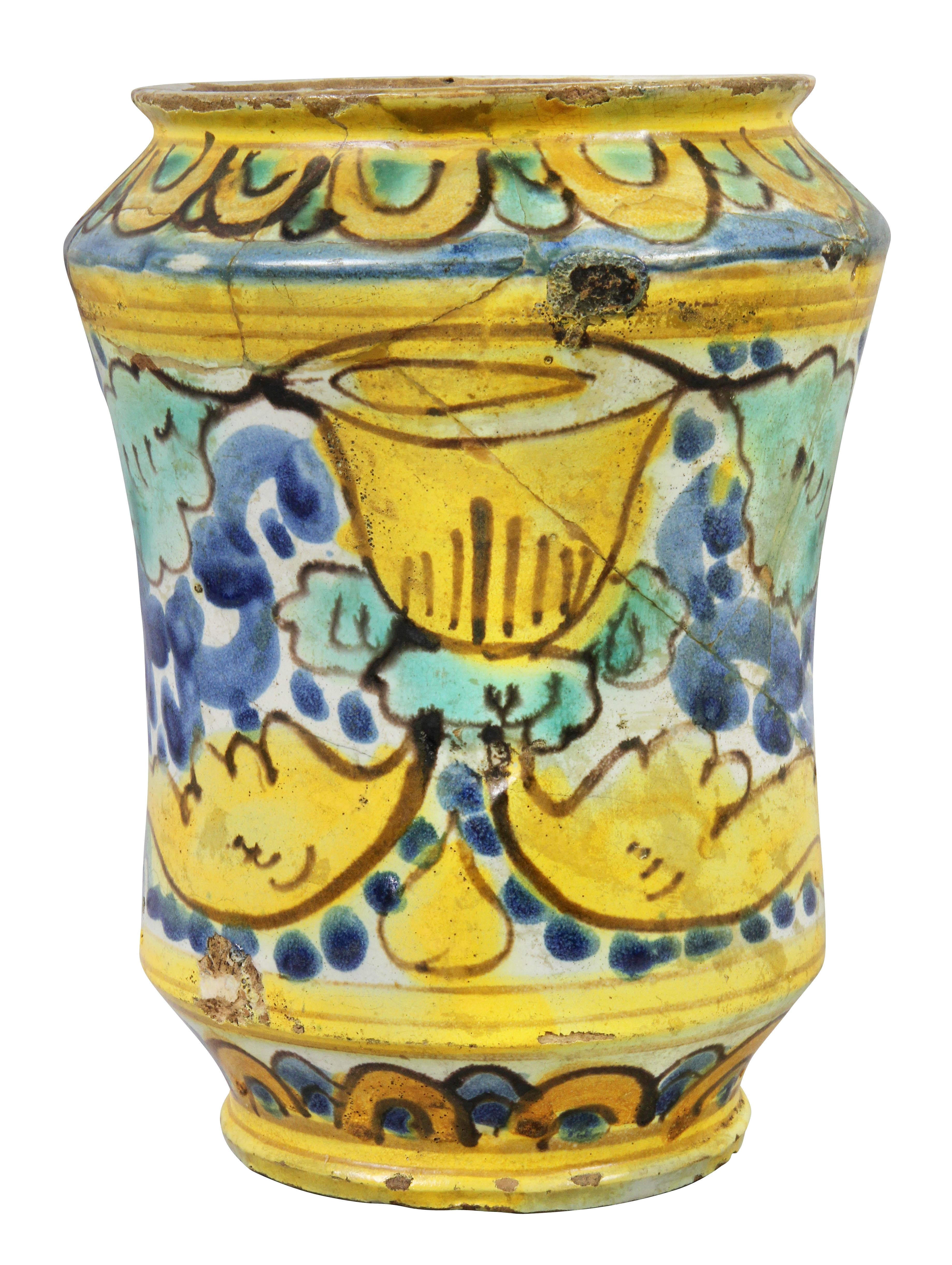 17th Century Italian Majolica Albarello
