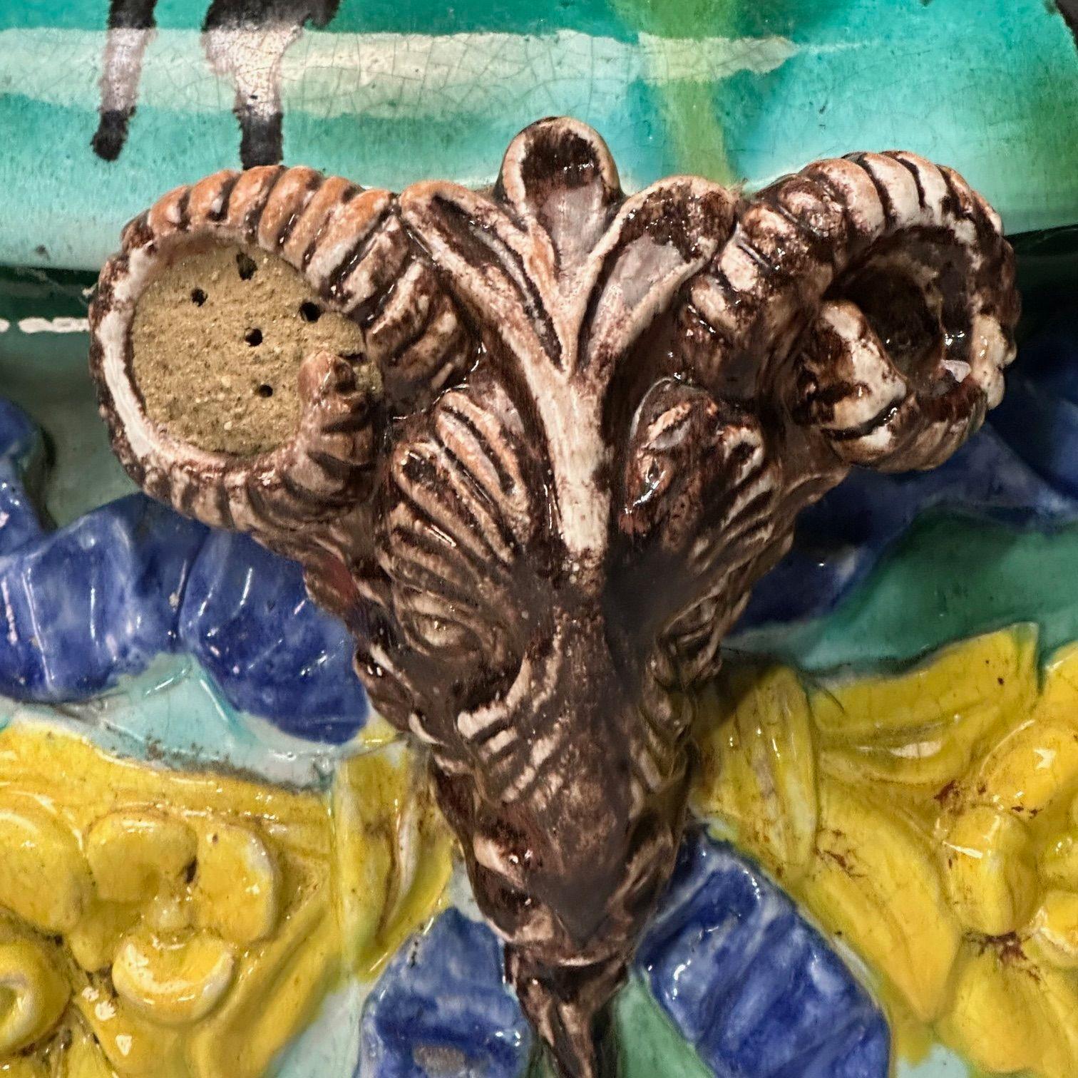 Terracotta Italian, Majolica, Modern, Palatial Jardinière or Planter, Outdoor, Italy, 1930 For Sale