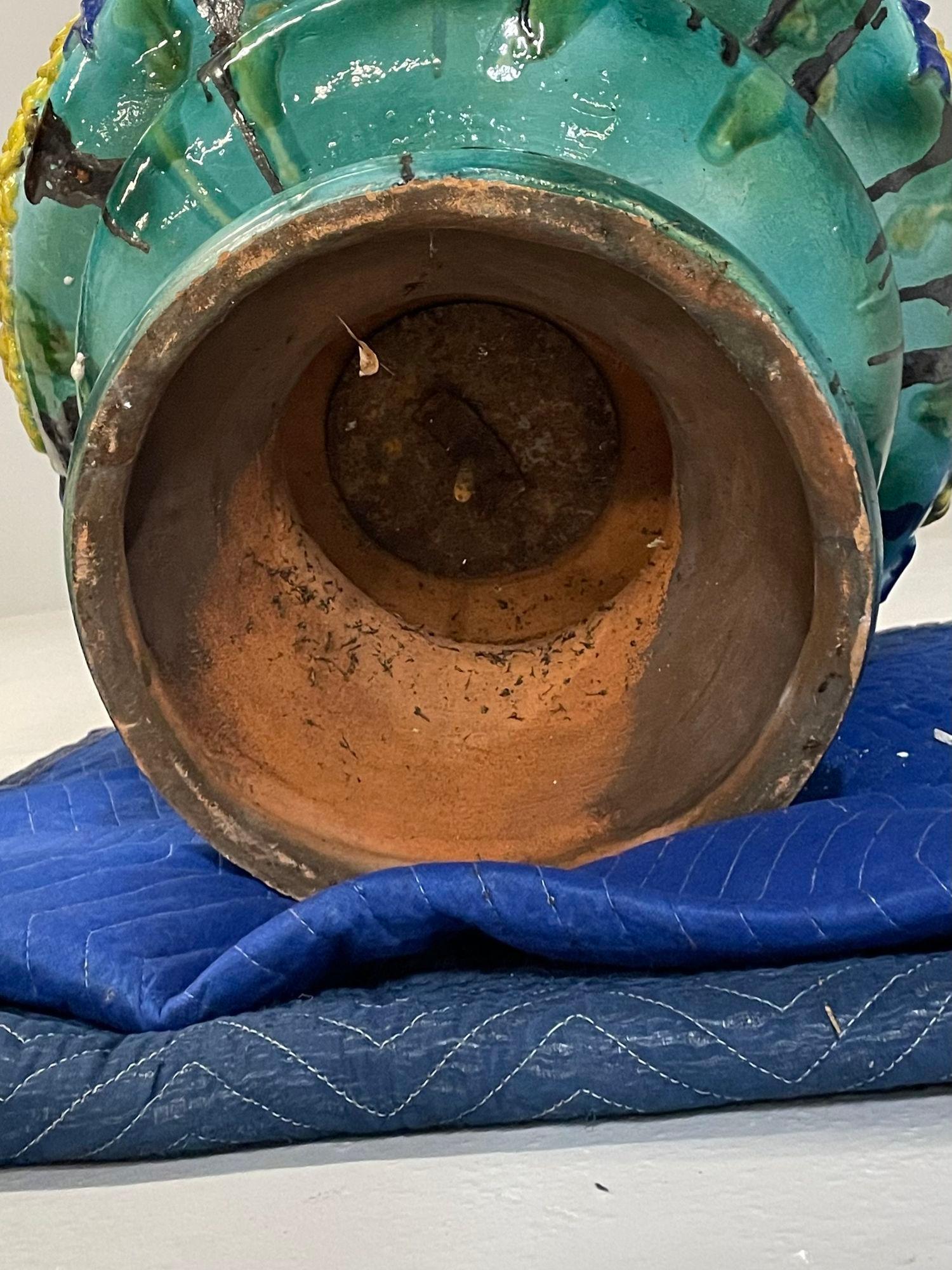 Italian, Majolica, Modern, Palatial Jardinière or Planter, Outdoor, Italy, 1930 For Sale 2