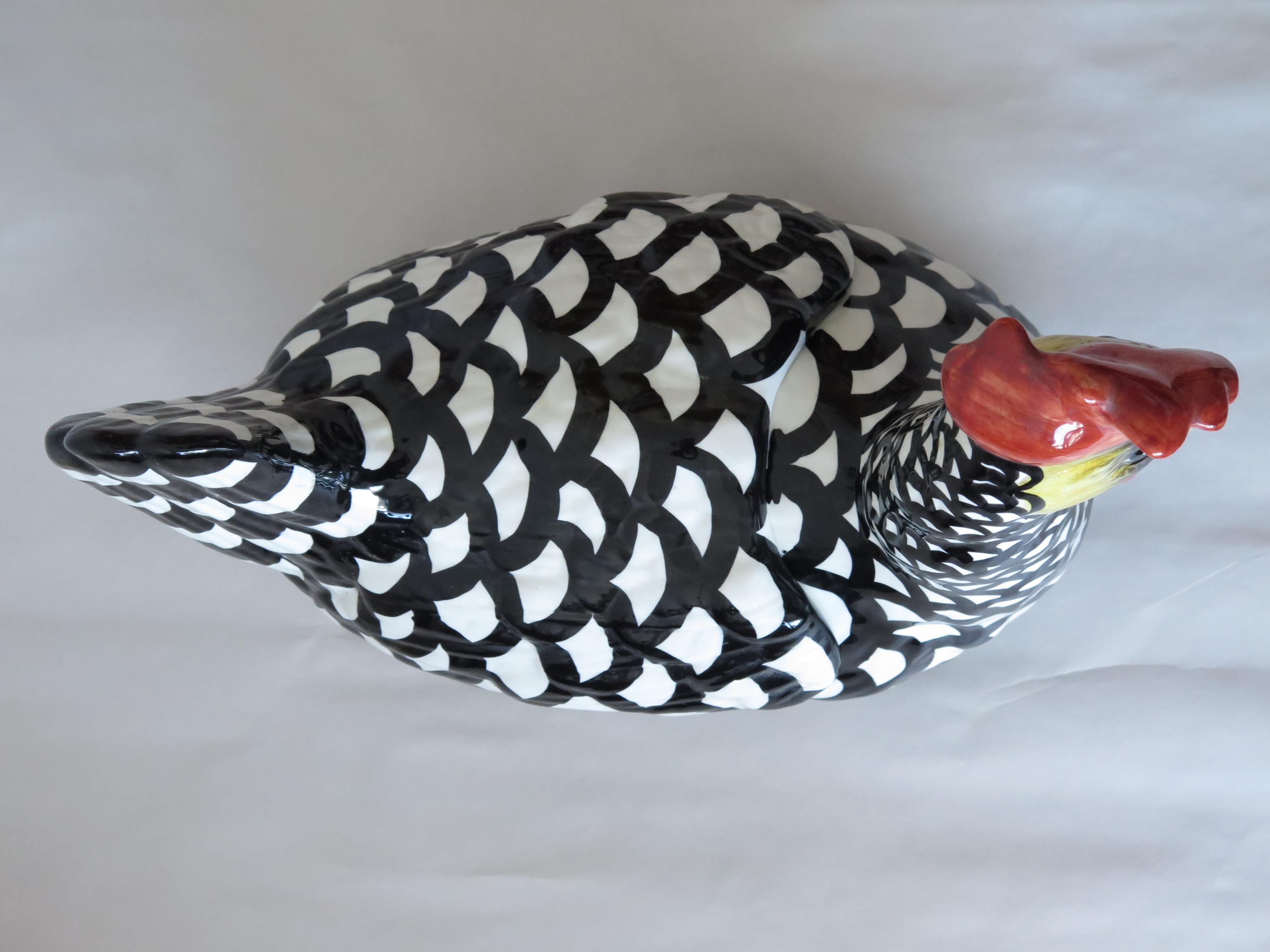 Italian Majolica Rooster For Sale 1