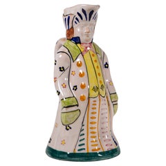Italian Majolica Toby Jug Pitcher, 1950s