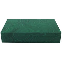 Italian Malachite Box, 1970s