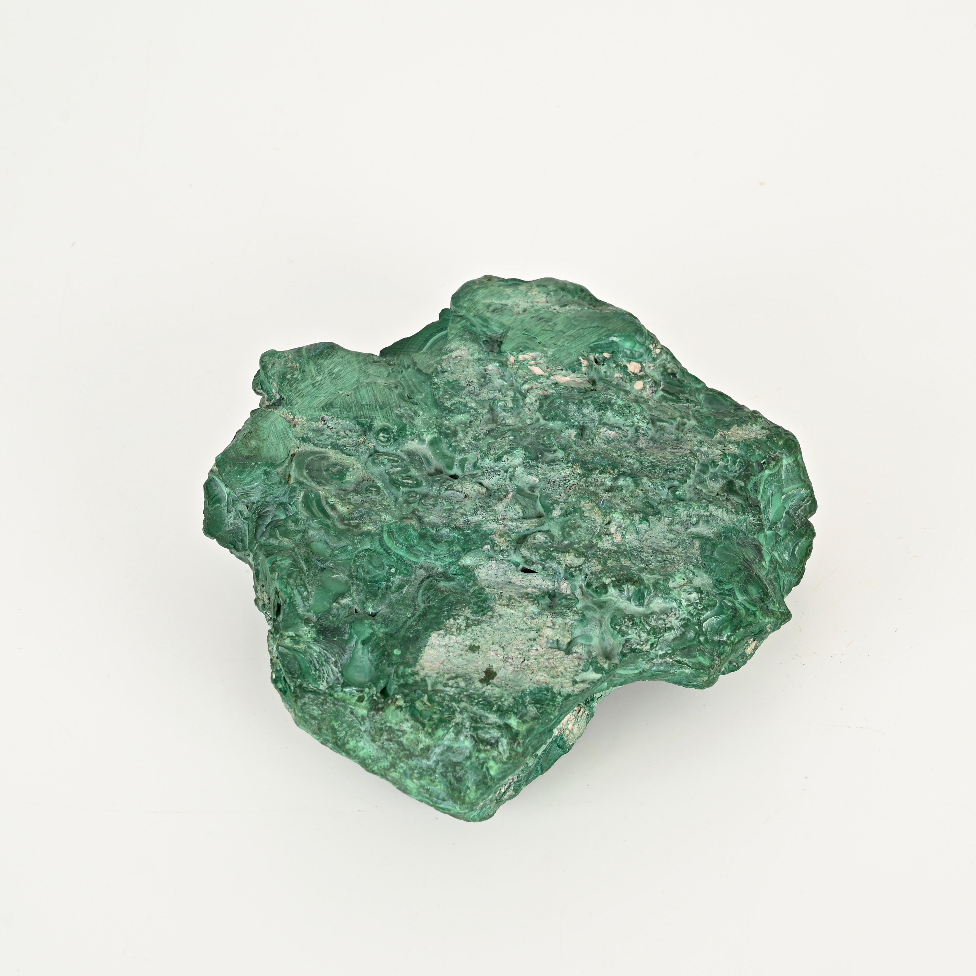 Italian Malachite Green Marble Ashtray or Vide-Poche, 1970s 10