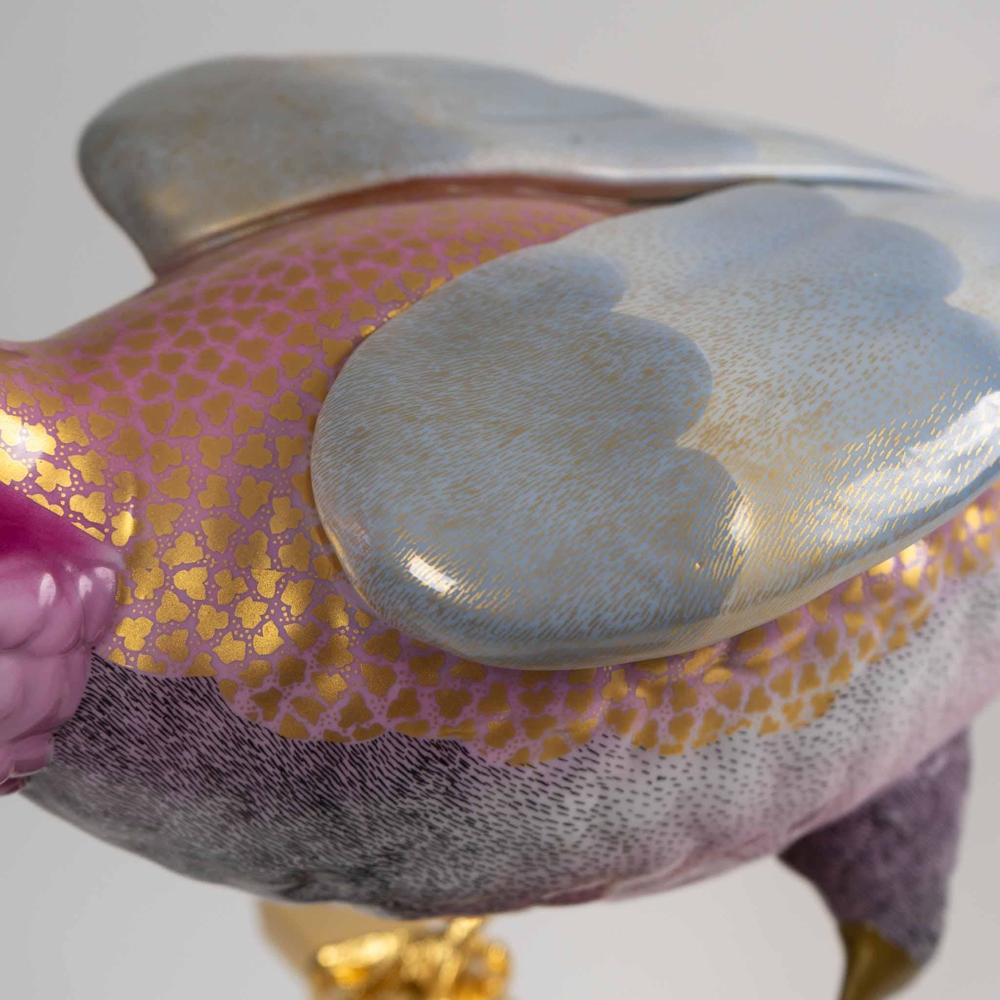 Ceramica Scultura di pappagallo Mangani Oggetti in vendita
