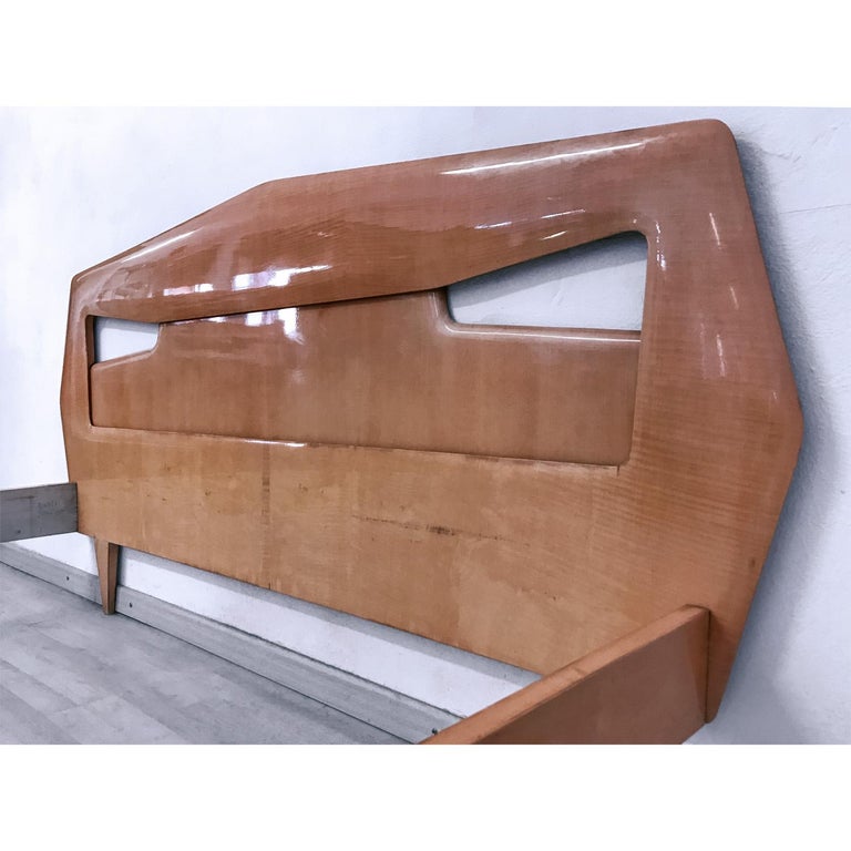 Italian Maple Bedroom Set Attributed To Silvio Cavatorta 1950s