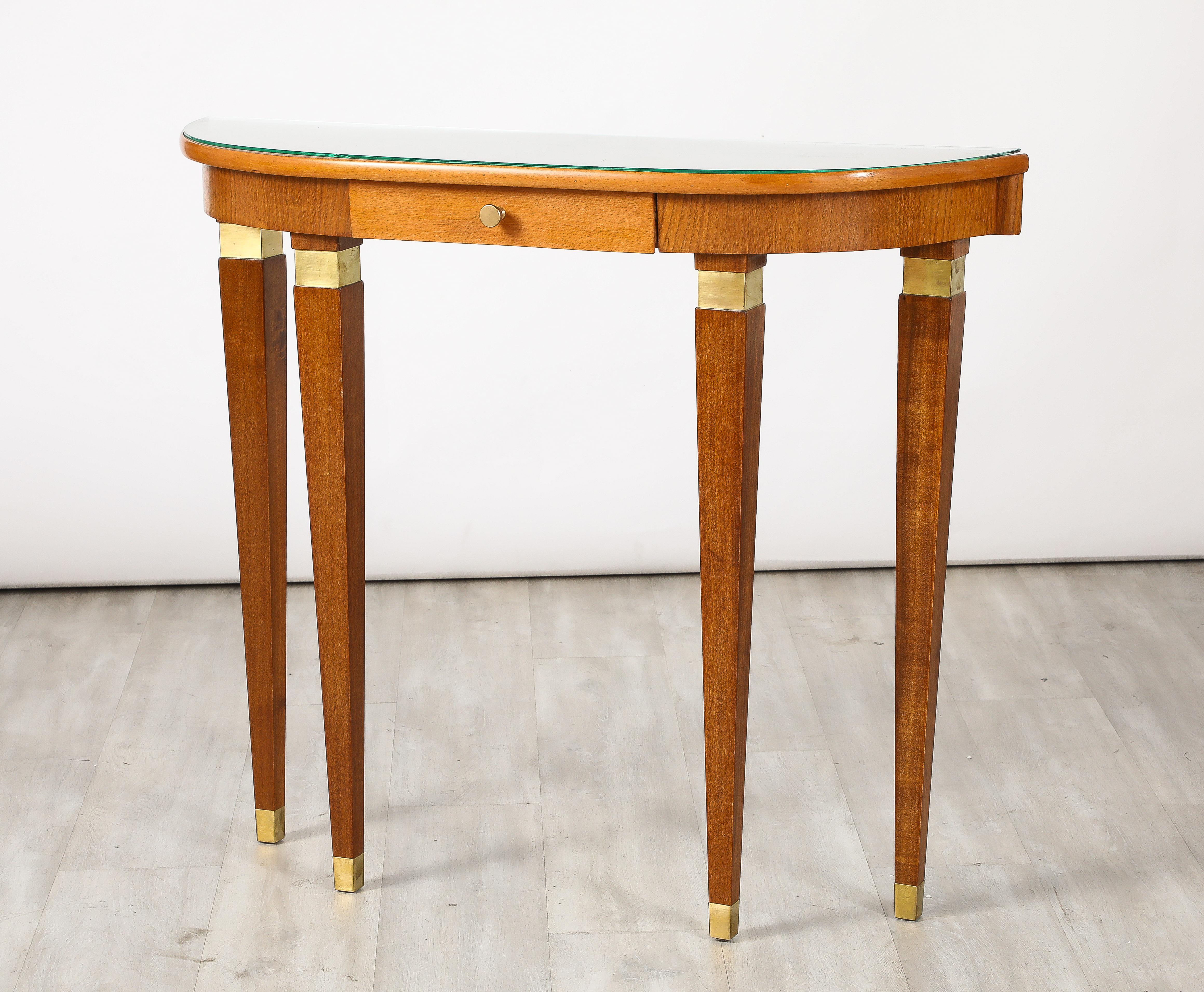 Italian Maple Wood Console Table, Italy, circa 1940  For Sale 5