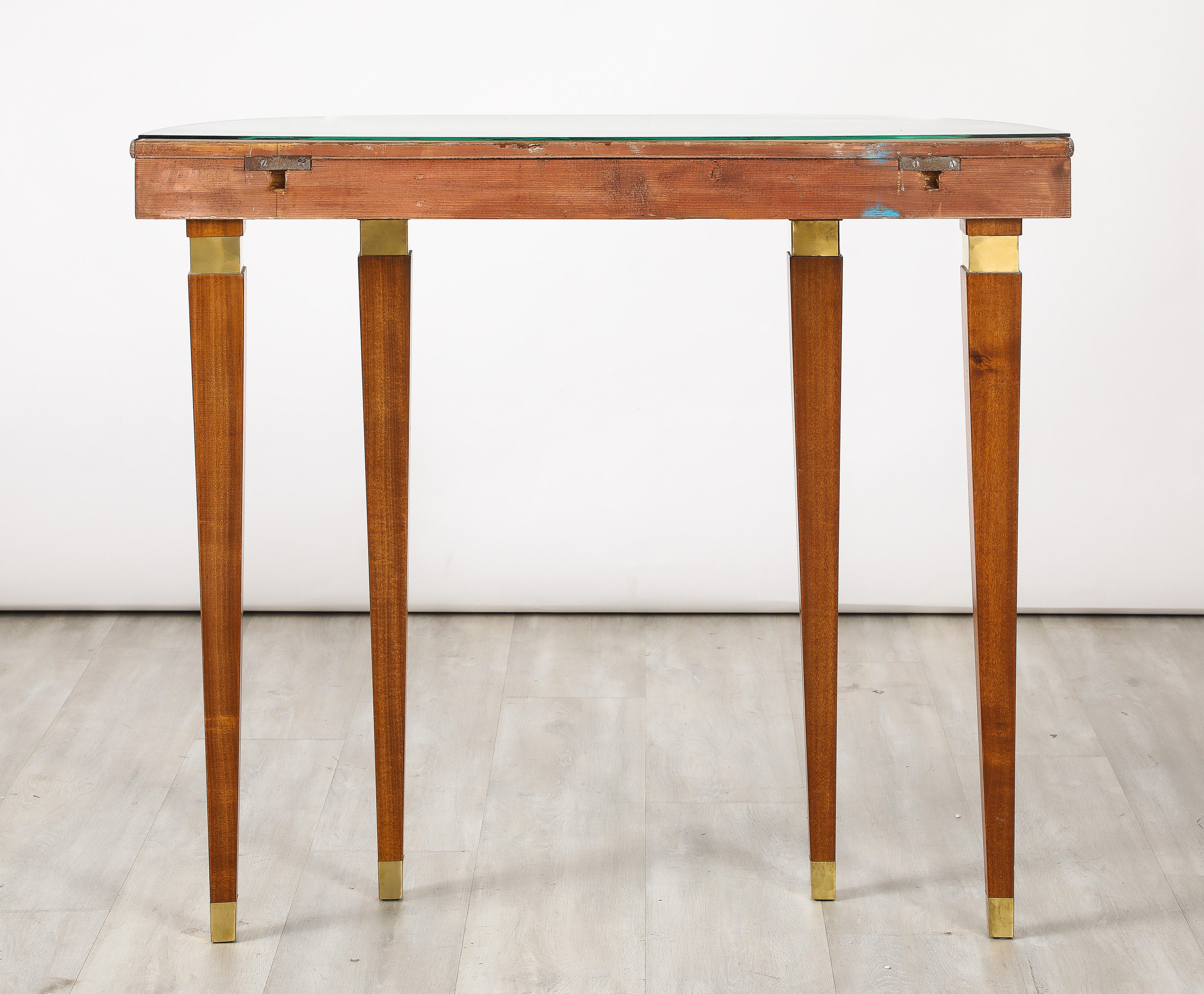 Table console italienne en bois d'érable, Italie, vers 1940  en vente 7