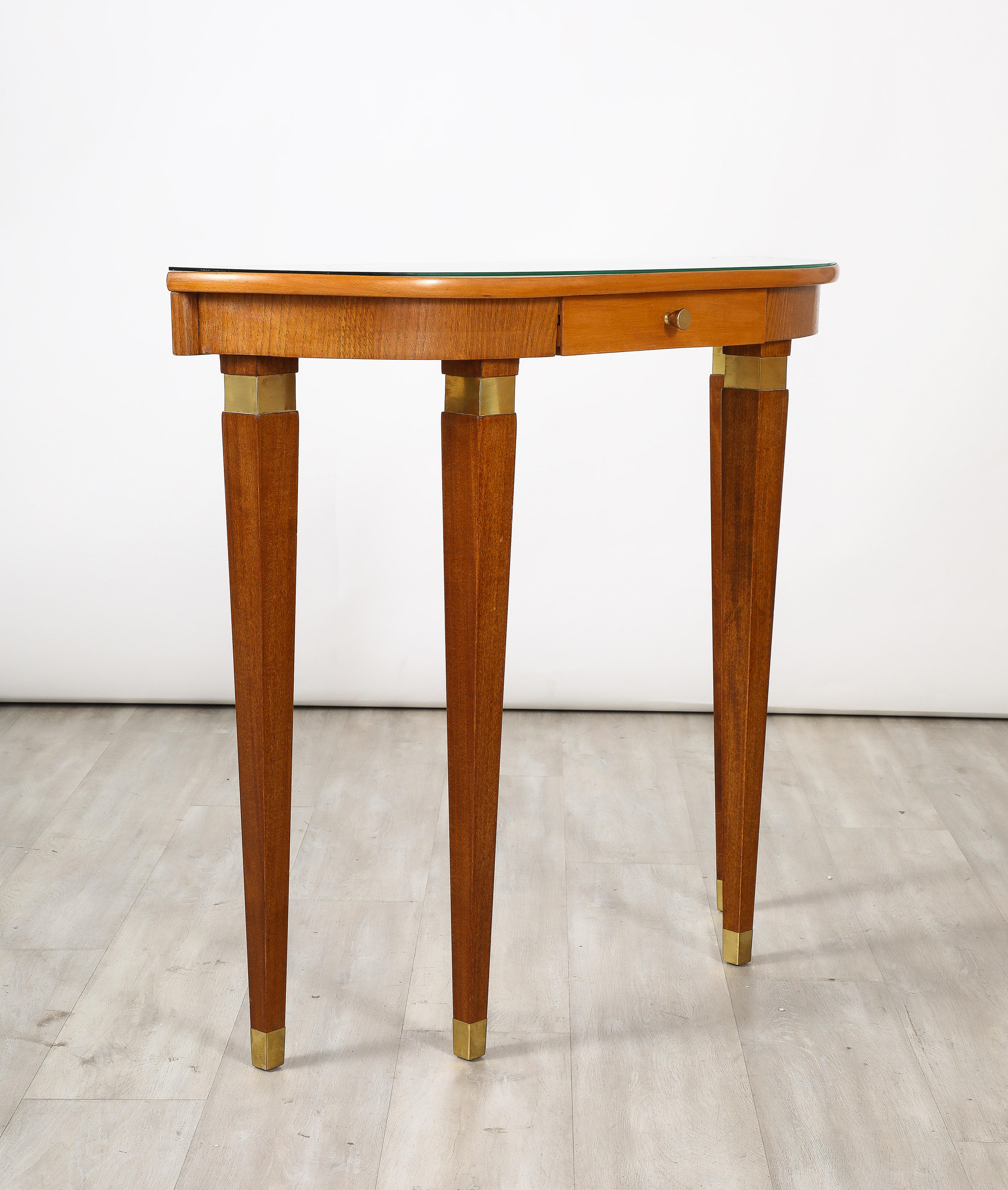 Italian Maple Wood Console Table, Italy, circa 1940  For Sale 9