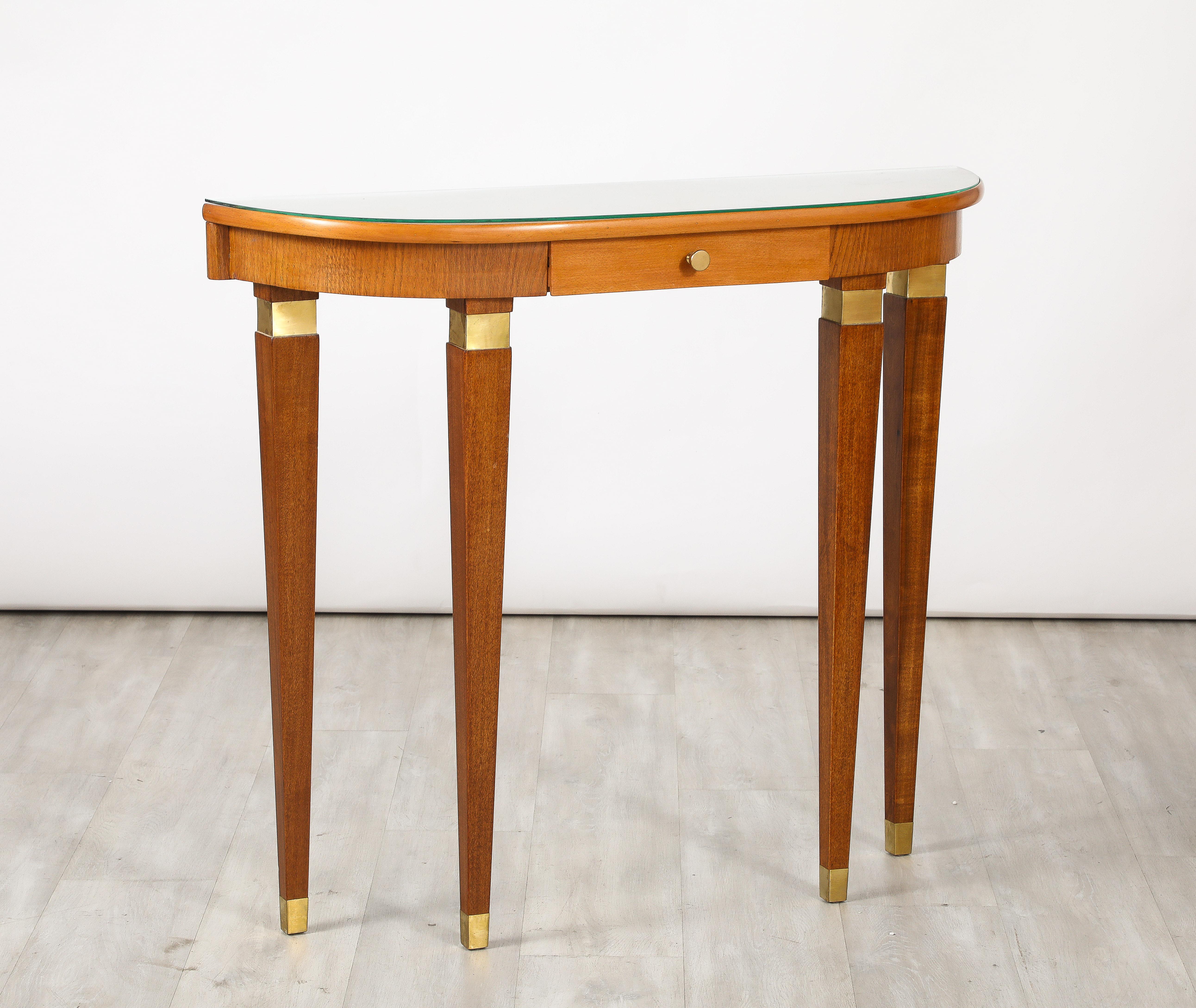 Italian Maple Wood Console Table, Italy, circa 1940  For Sale 10