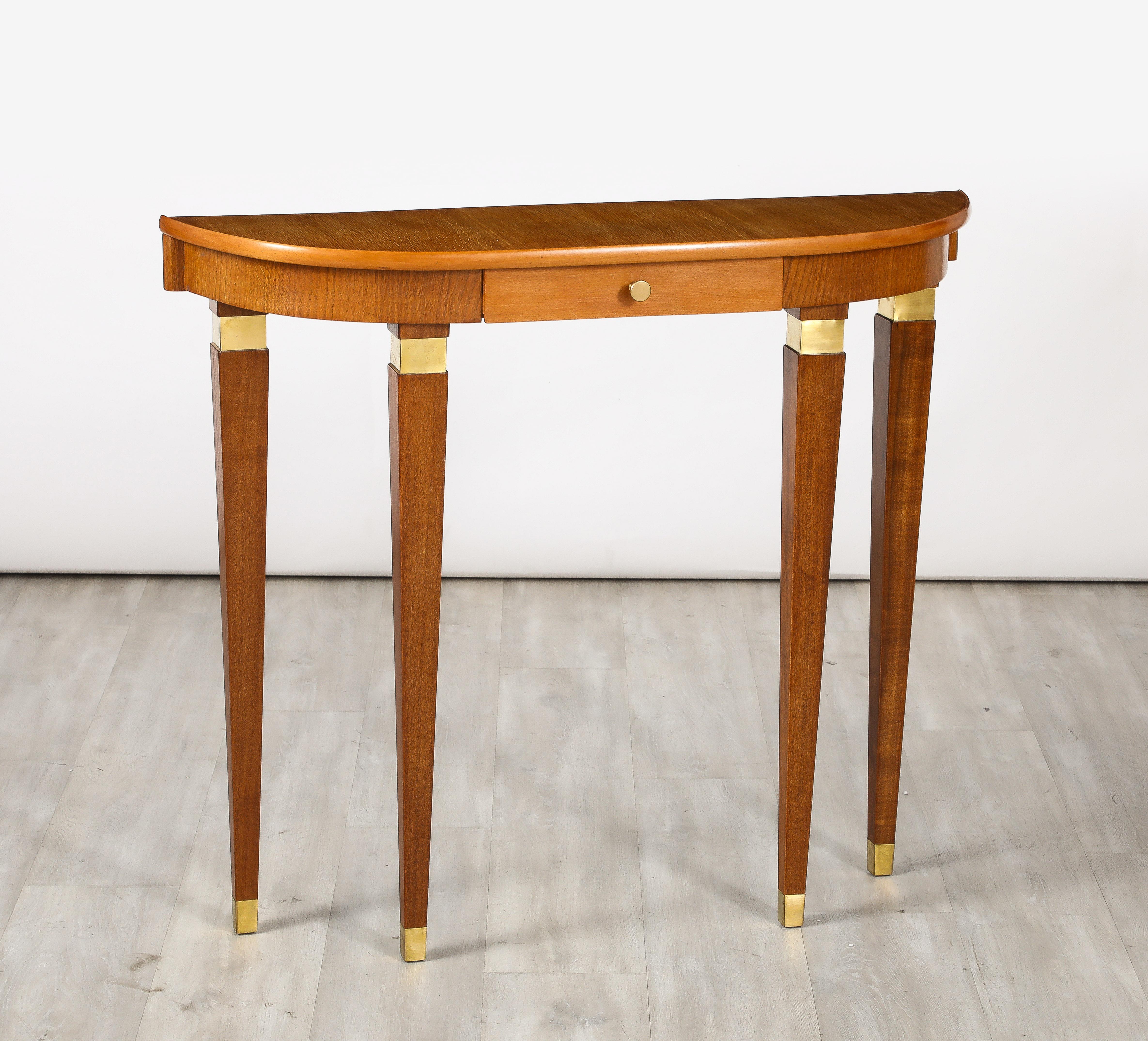 Italian Maple Wood Console Table, Italy, circa 1940  For Sale 11