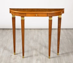 Italian Maple Wood Console Table, Italy, circa 1940