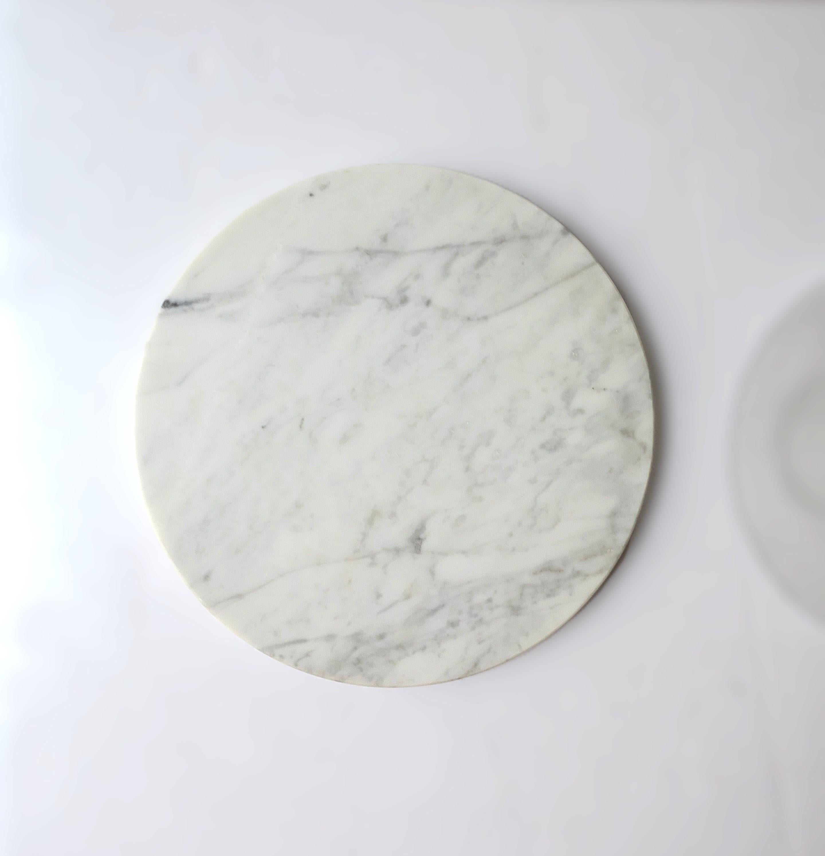 Italian Marble and Glass Cheese or Pastry Dome For Sale 7