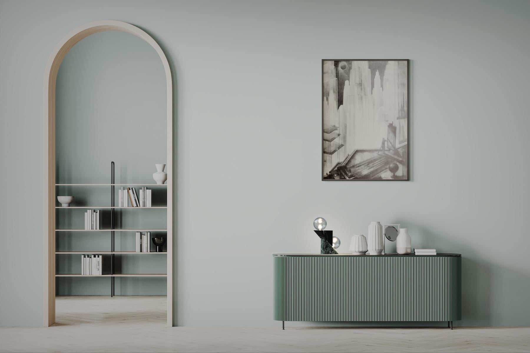 Lampe de table contemporaine en marbre italien Clitemnestra pour October Gallery en vente 2