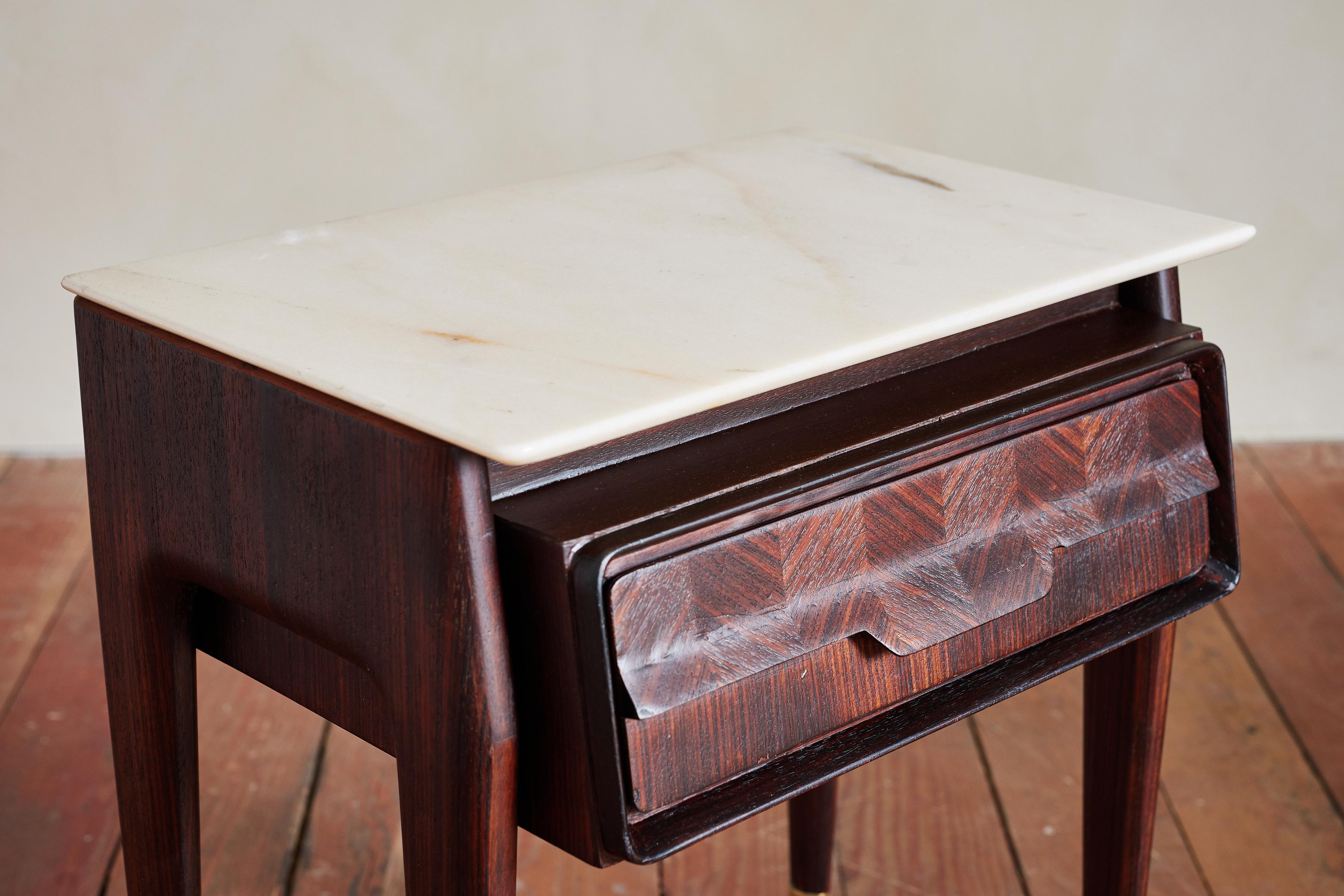 Mid-20th Century Italian Marble Bedside Tables