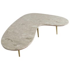 Italian Marble Boomerang Cocktail Table