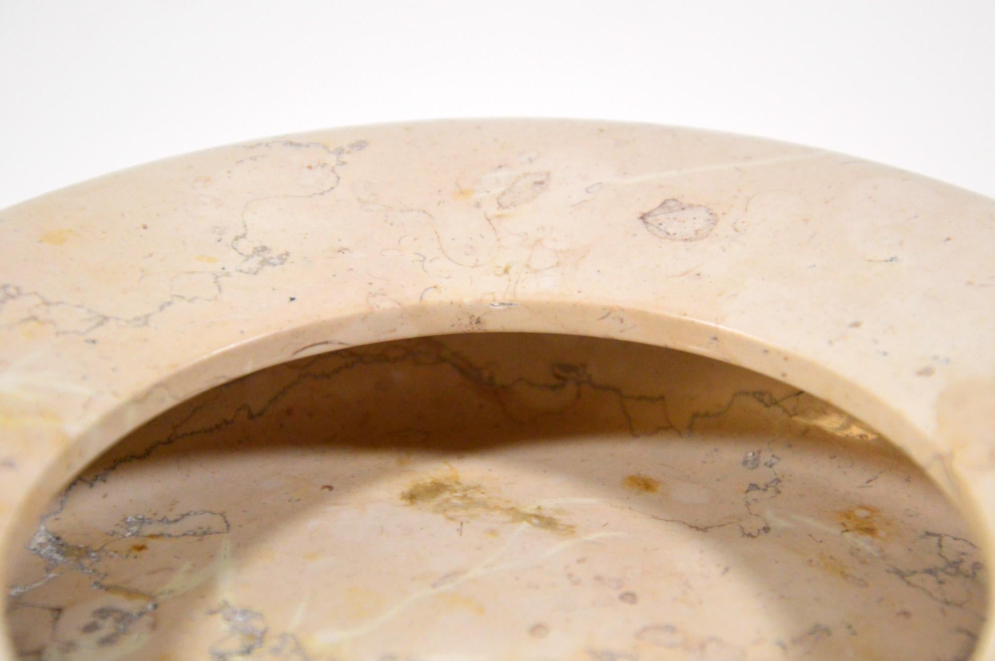 Late 20th Century Italian Marble Bowl/Ashtray by Egidio Di Rosa & Pier Alessandro Giusti for Up&Up