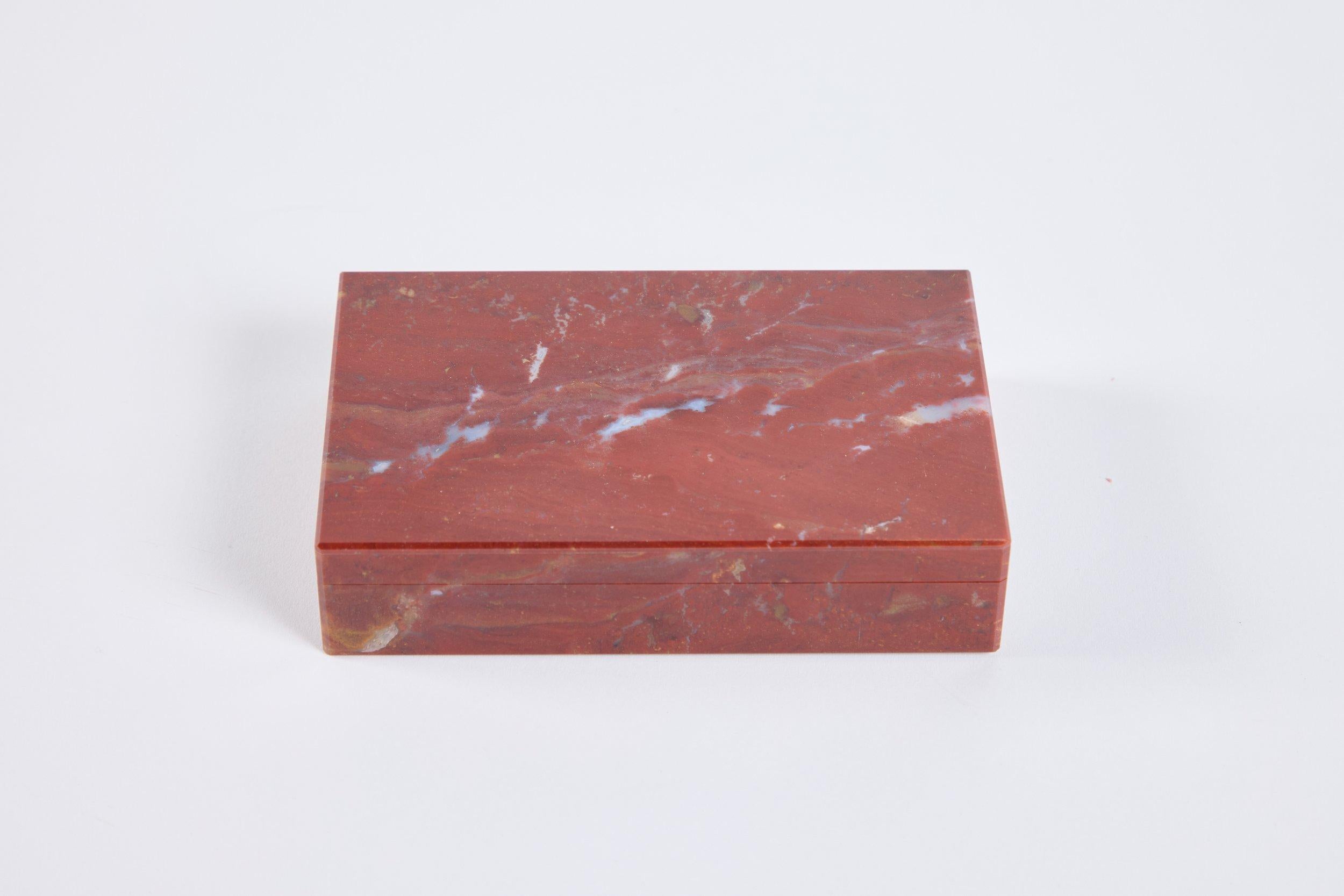 Caja de mármol italiana principios del siglo XX en venta