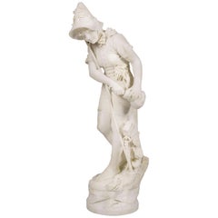 Italian Marble Bust of a Young Fisherwoman by Pietro Bazzanti