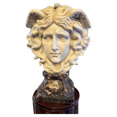 Italian Marble Bust of Medusa