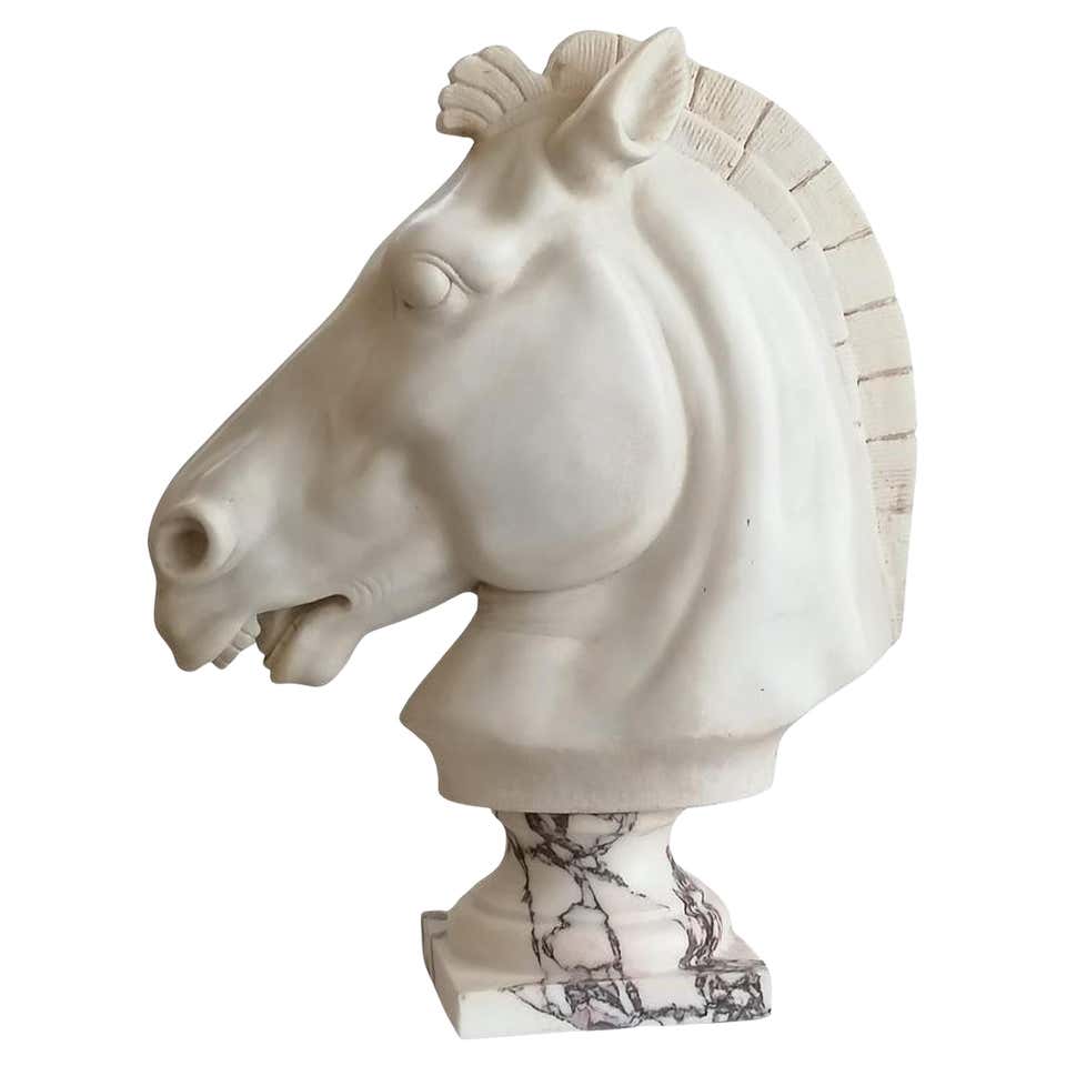 20th Century Marble Horse Sculpture Phidiass Horse For Sale At 1stdibs
