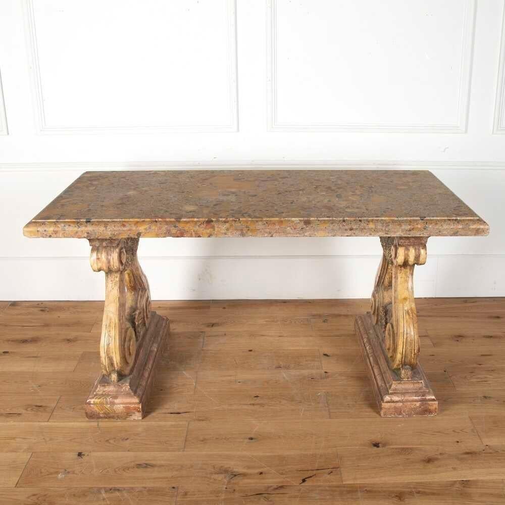 Italian Marble Centre Table In Good Condition For Sale In Gloucestershire, GB