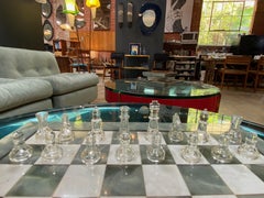 Italian Marble Chess Board, Early 20th Century