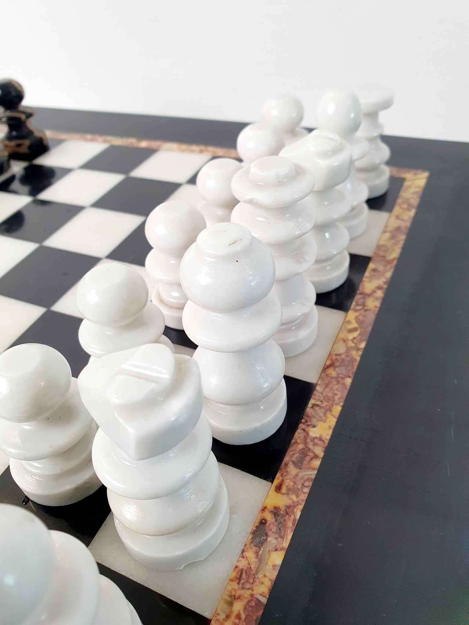 Italian Marble Chess Board For Sale 5