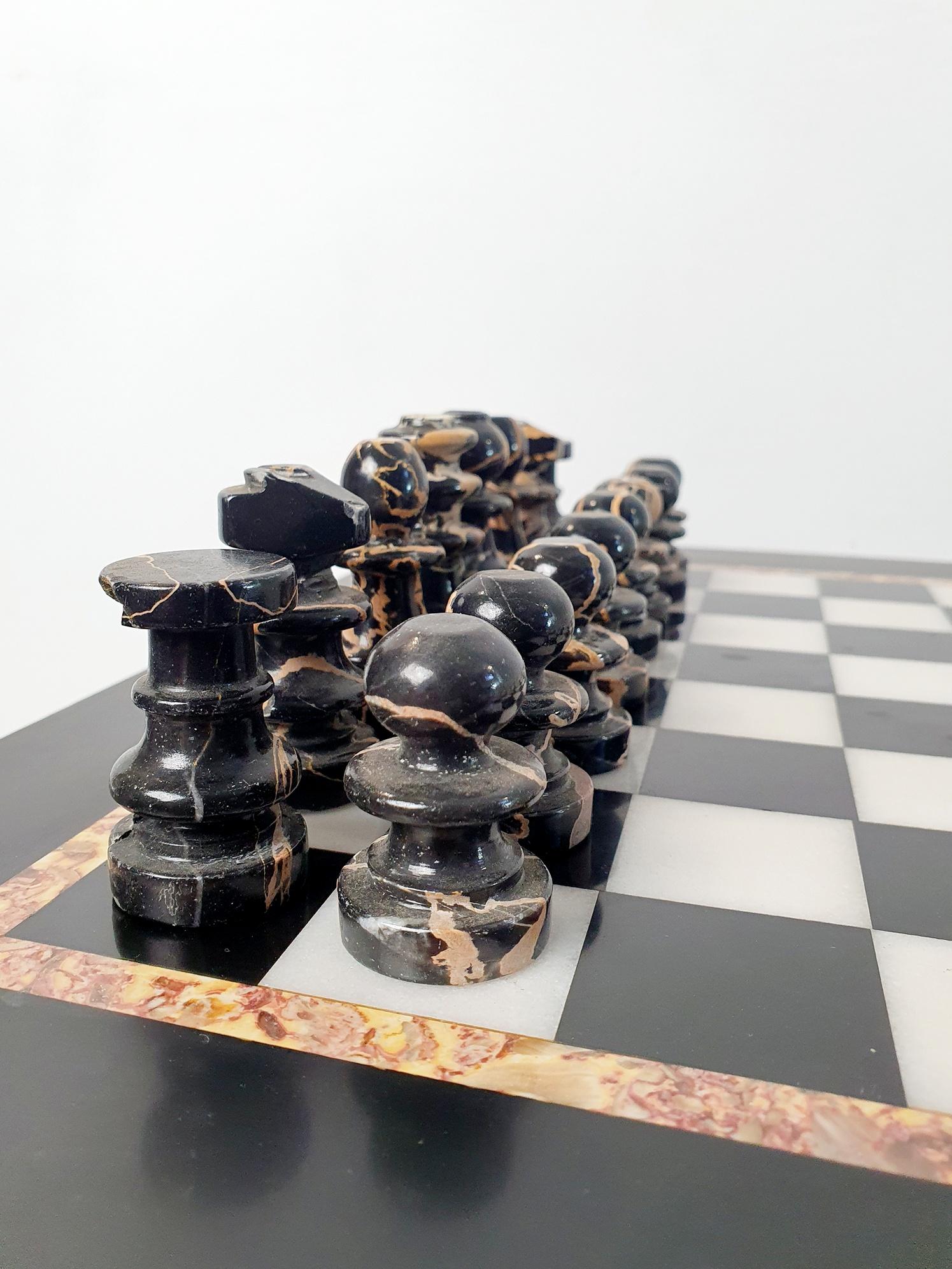 Italian Marble Chess Board For Sale 1