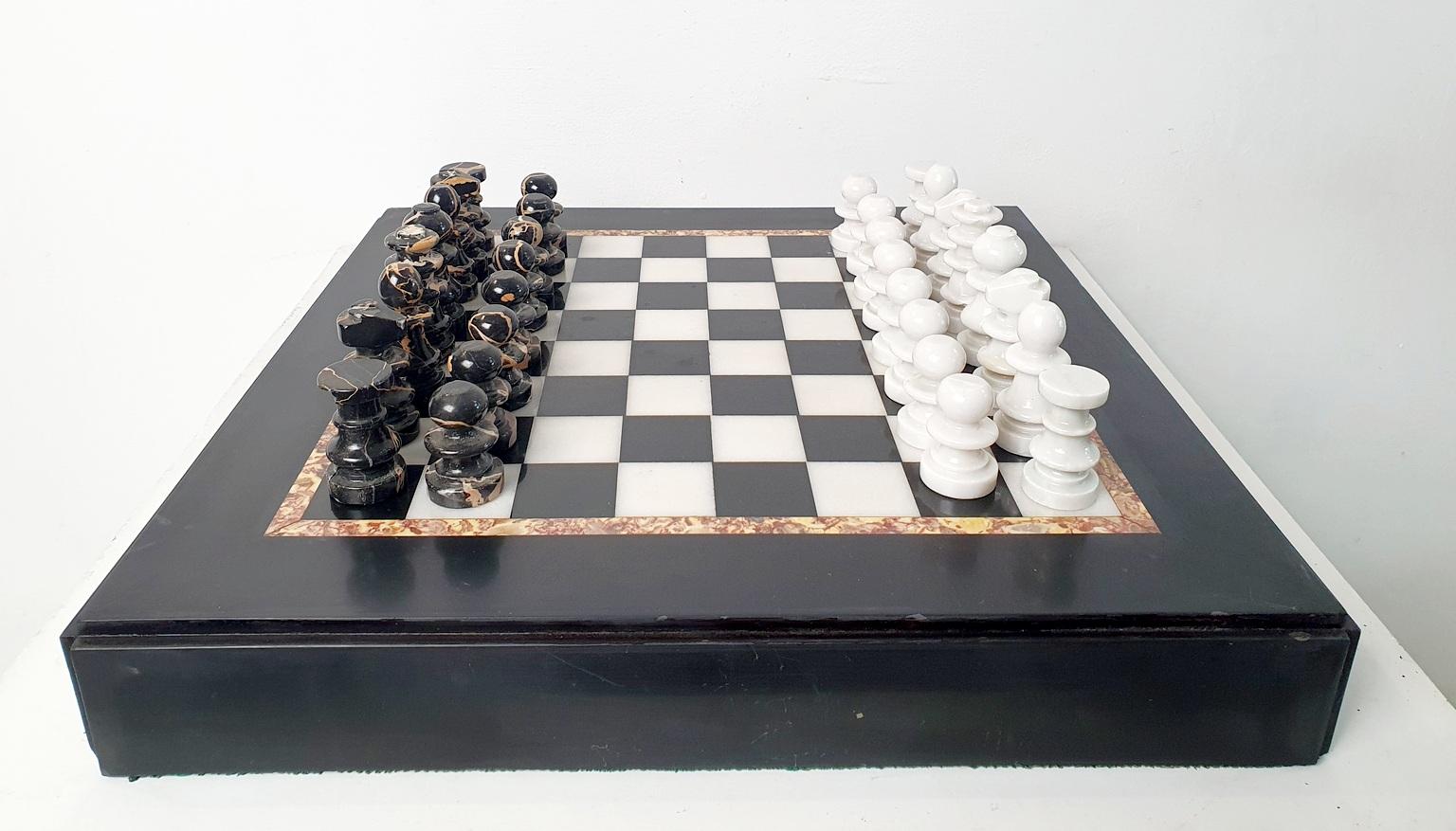 Italian Marble Chess Board For Sale 3