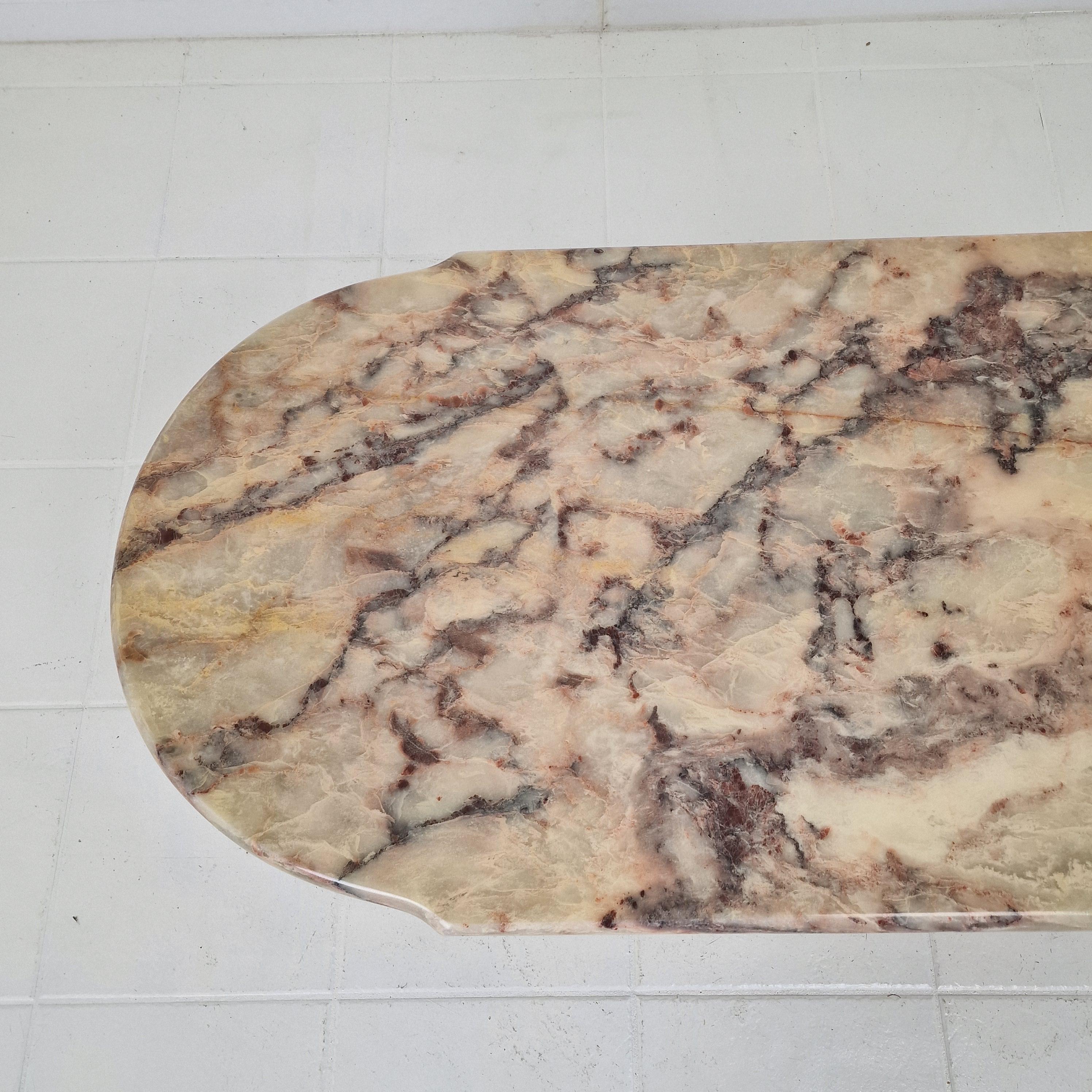 Table basse ou table d'appoint italienne en marbre, années 1960 en vente 2