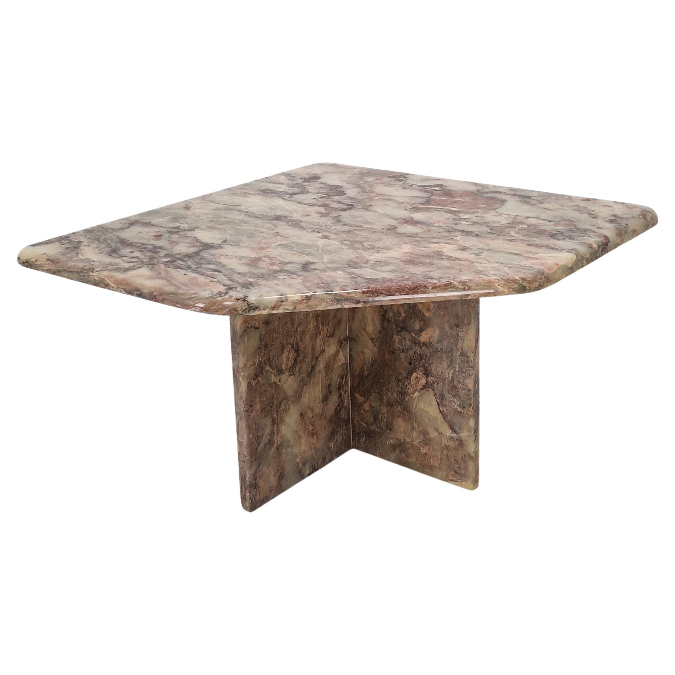 Italian Marble Coffee or Side Table, 1970s For Sale