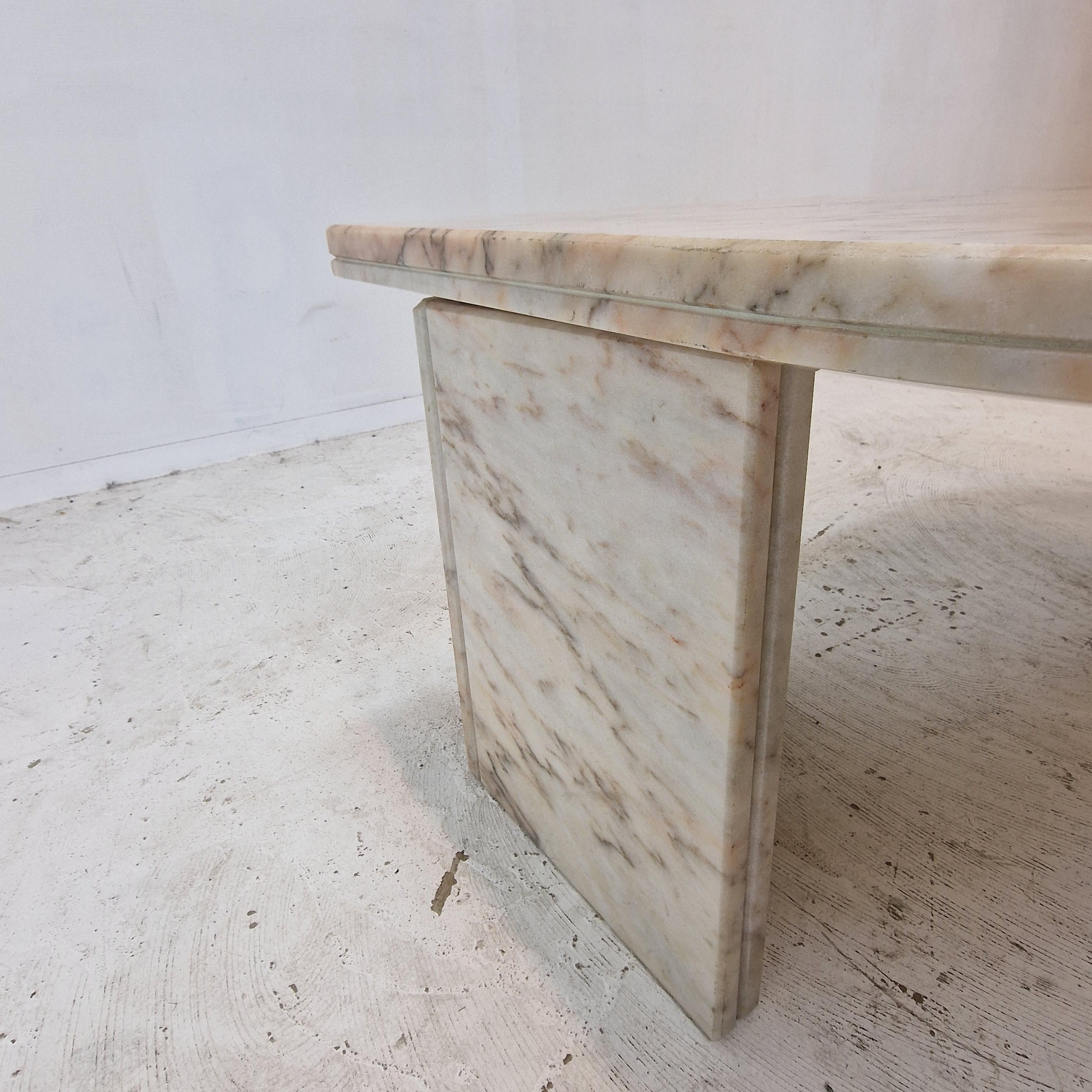 Italian Marble Coffee or Side Table, 1980s For Sale 5